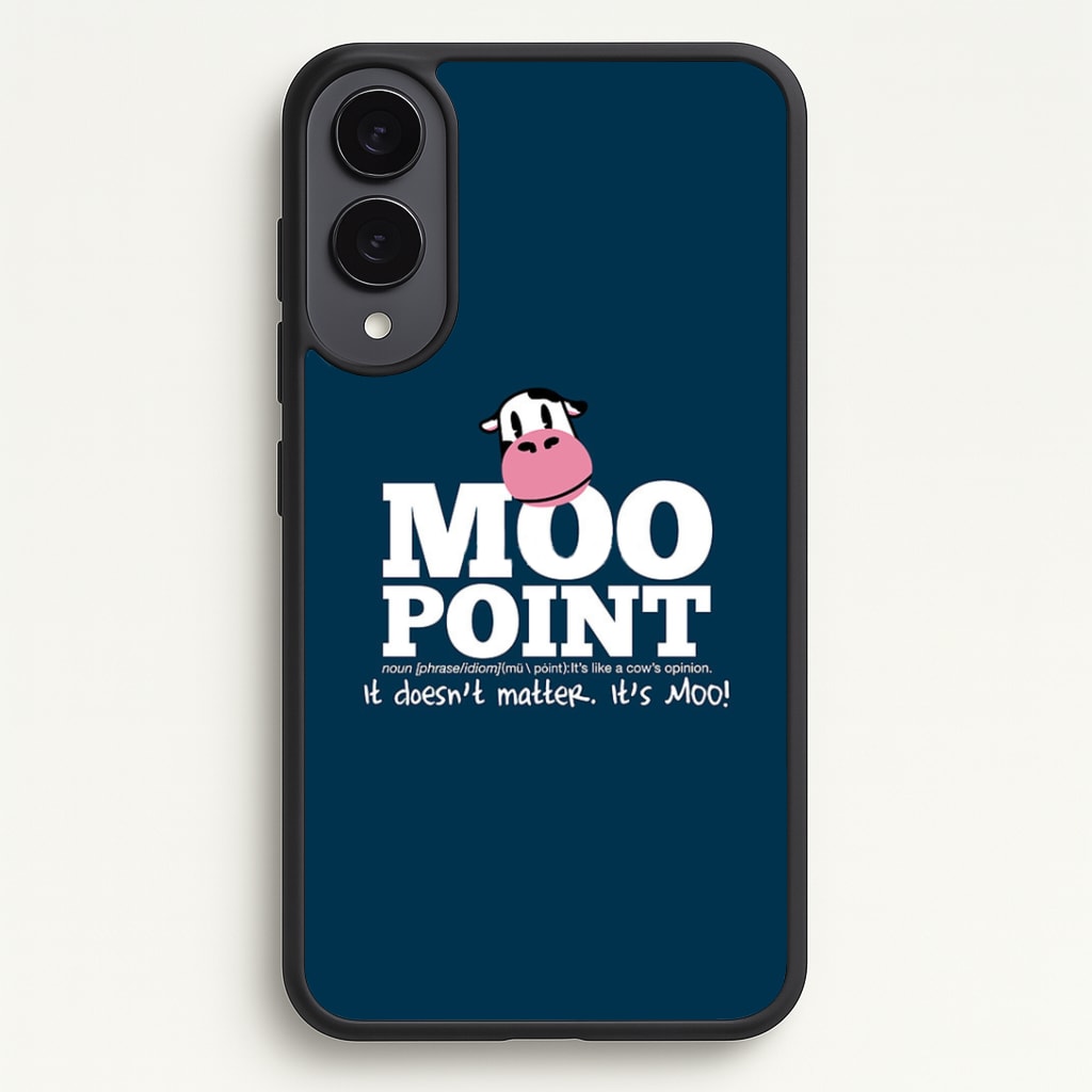 A Moo Point Phone Case - Galaxy S25 Edge / Standard