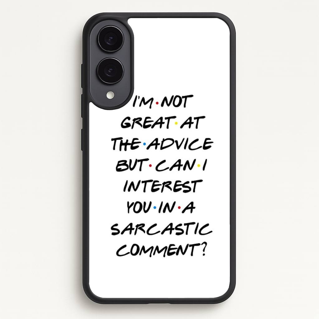Can I Interest You In A Sarcastic Comment Phone Case - Galaxy S25 Edge / Standard