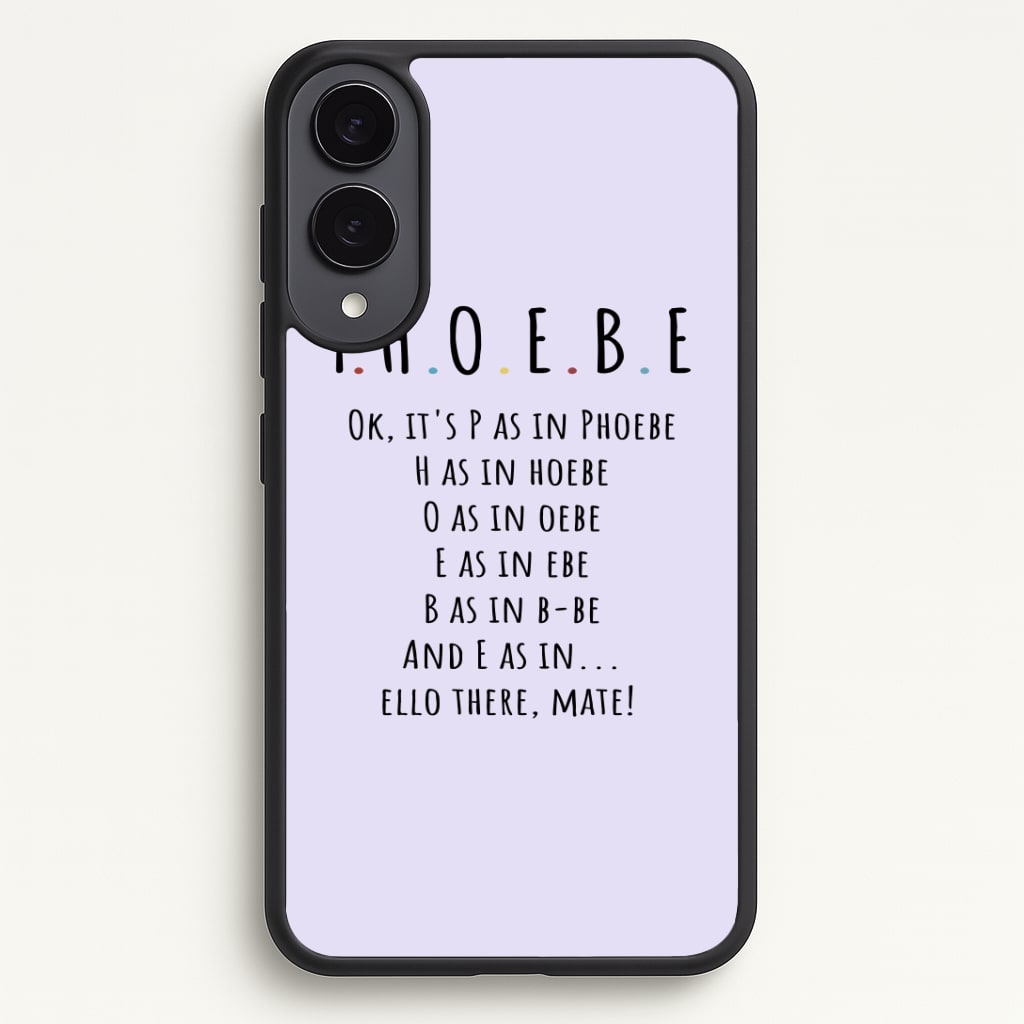 Spelling Phoebe Phone Case - Galaxy S25 Edge / Standard