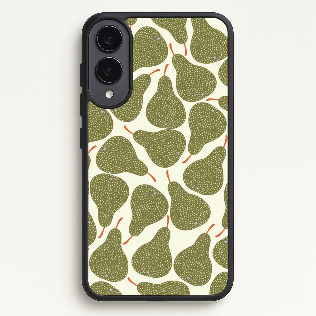 Pears - Fruit Patterns Phone Case - Galaxy S25 Edge / Standard