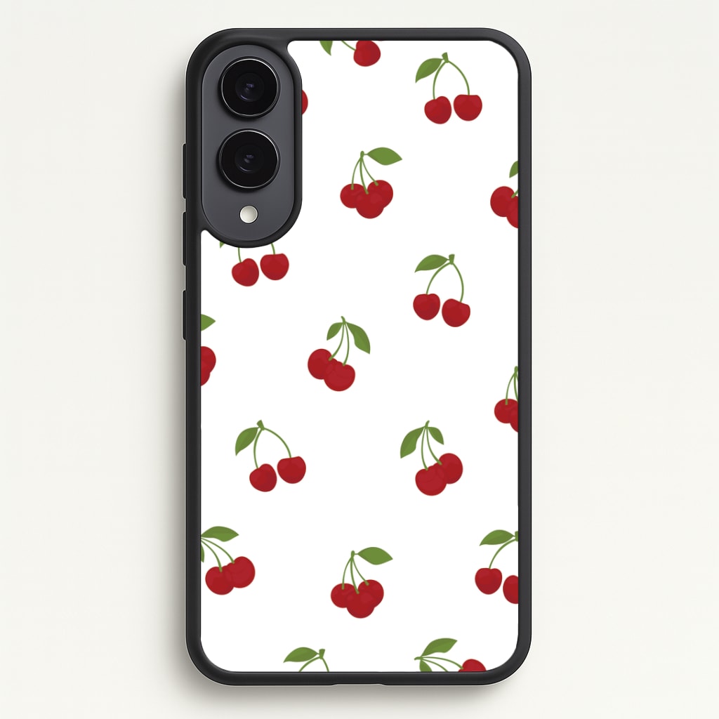 Cherries - Fruit Patterns Phone Case - Galaxy S25 Edge / Standard