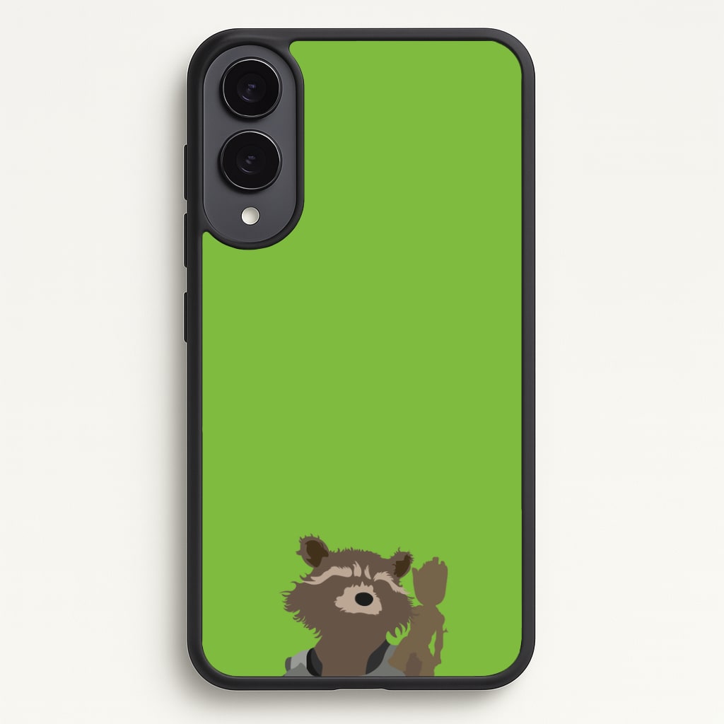 Rocket Raccoon And Groot - GOTG Phone Case - Galaxy S25 Edge / Standard