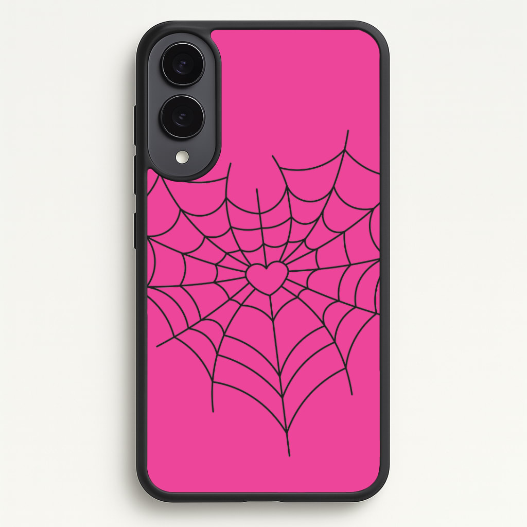 Spiderweb Hearts II Phone Case - Galaxy S25 Edge / Standard