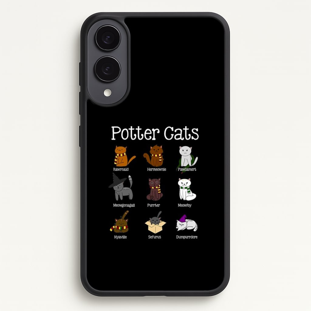 Harry Pawter Cats Phone Case - Galaxy S25 Edge / Standard