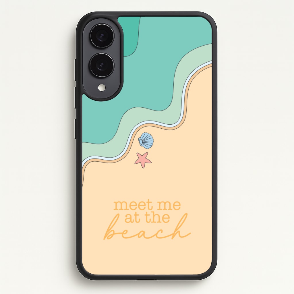Meet Me At The Beach - Summer Phone Case - Galaxy S25 Edge / Standard
