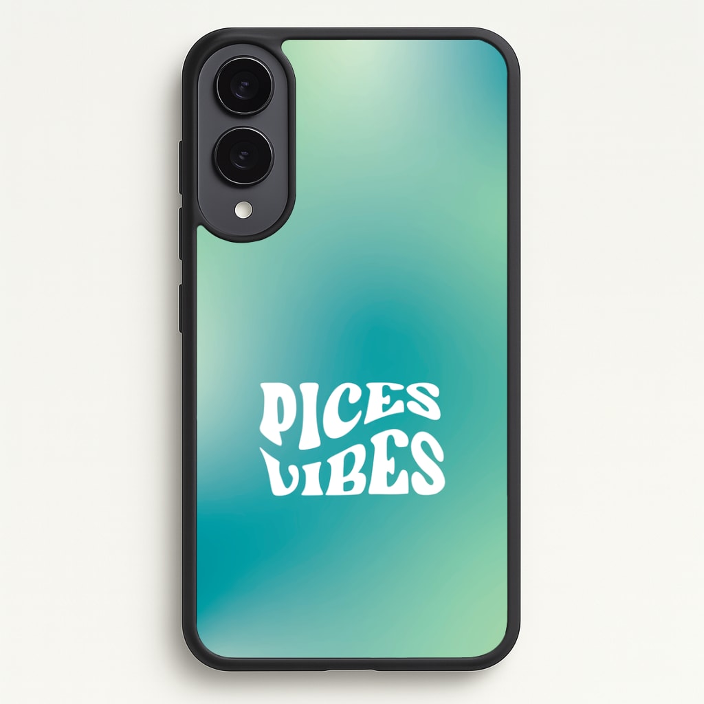 Pices Vibes Gradient Zodiac Phone Case - Galaxy S25 Edge / Standard