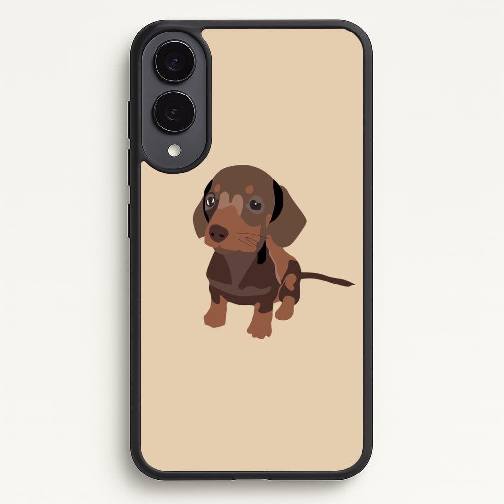 Brown - Dachshunds Phone Case - Galaxy S25 Edge / Standard
