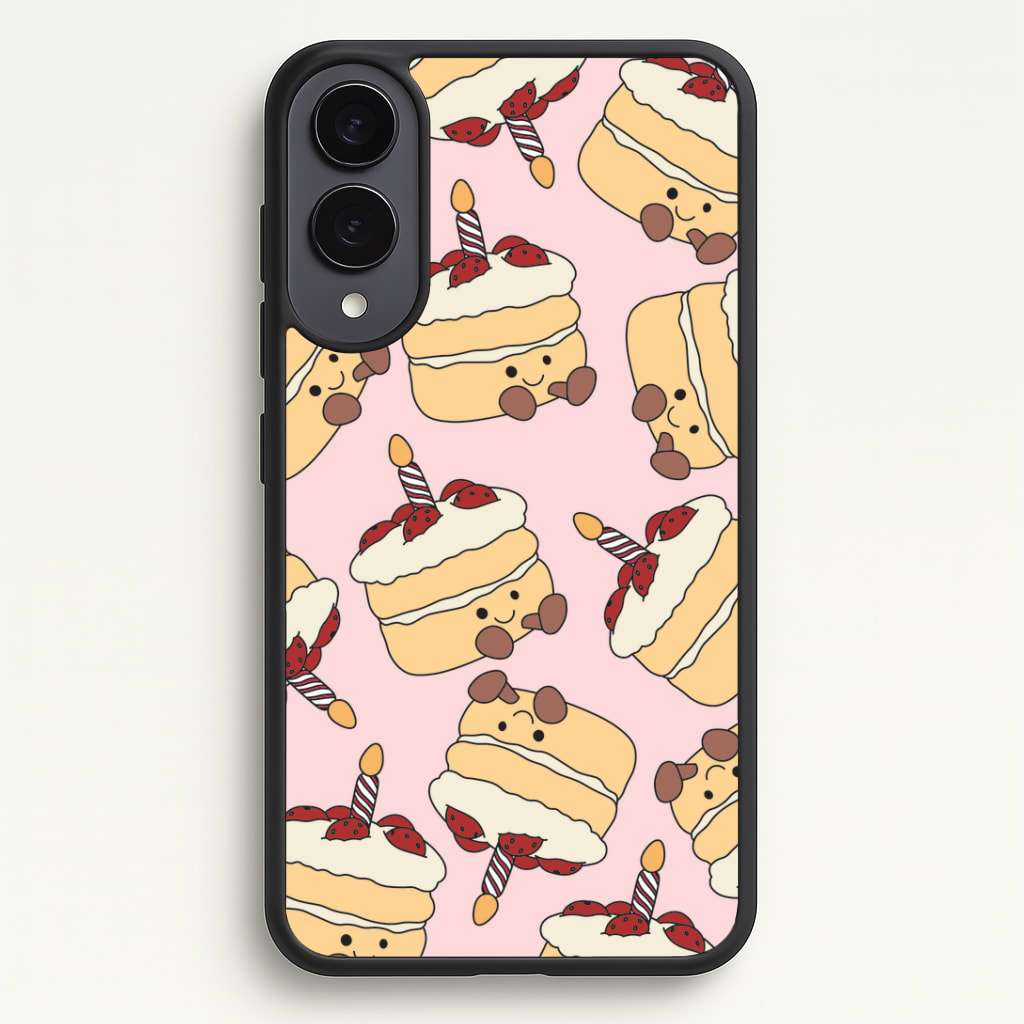 Cake Pattern - Plushy Phone Case - Galaxy S25 Edge / Standard