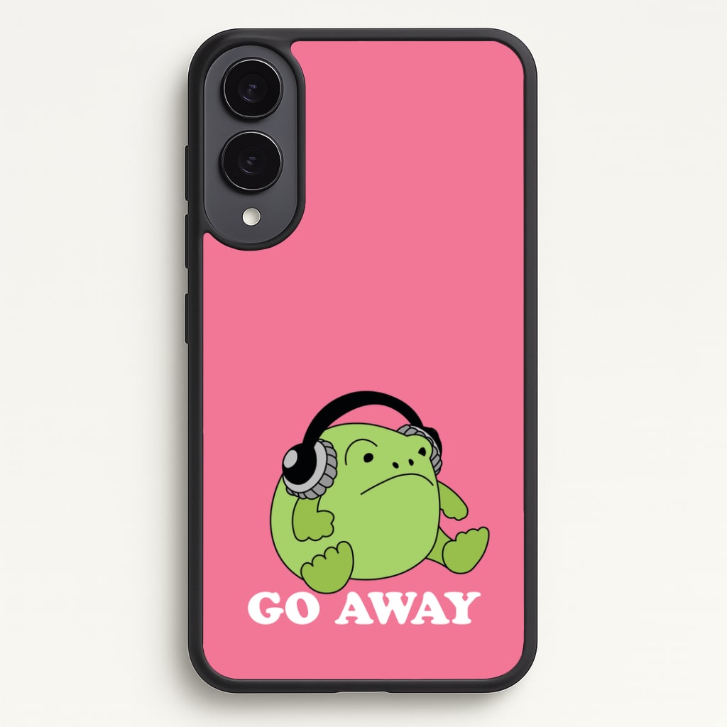 Go Away Grumpy Frog Phone Case - Galaxy S25 Edge / Standard
