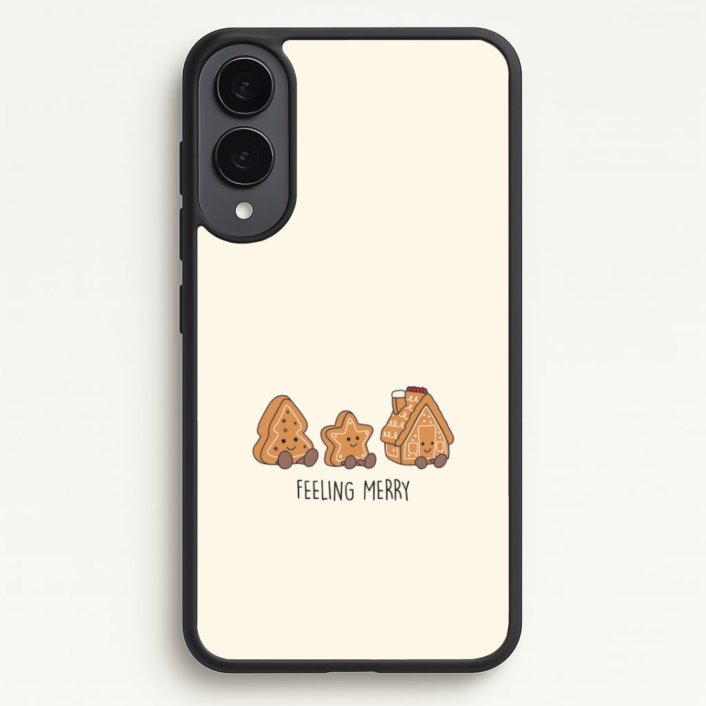 Gingerbread Plushies Quote Phone Case - Galaxy S25 Edge / Standard