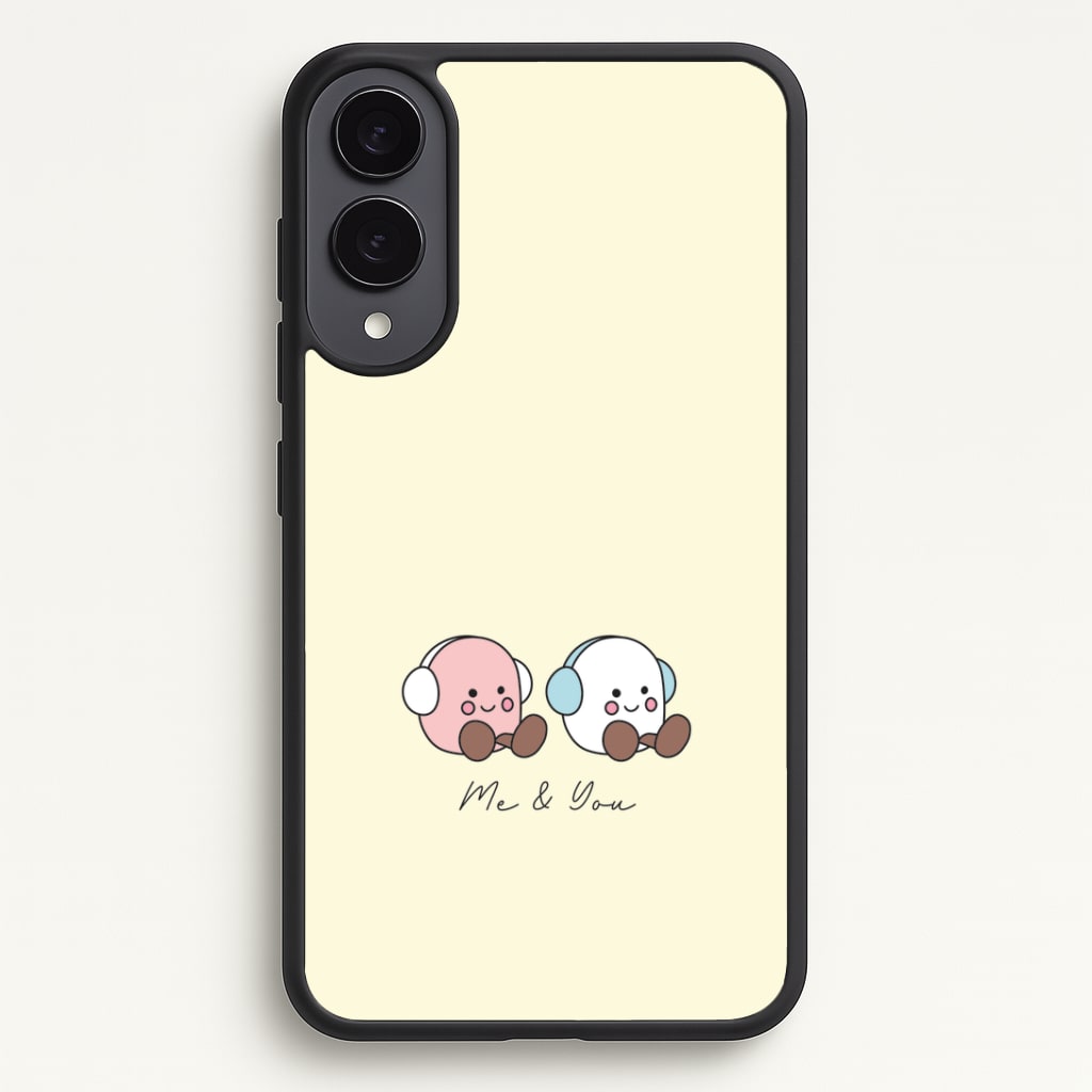 Cute Christmas Marshmellow Plushies Phone Case - Galaxy S25 Edge / Standard