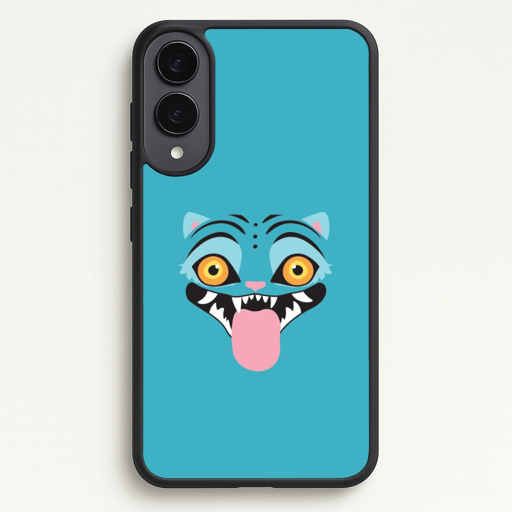 Demon Cat Face Phone Case - Galaxy S25 Edge / Standard