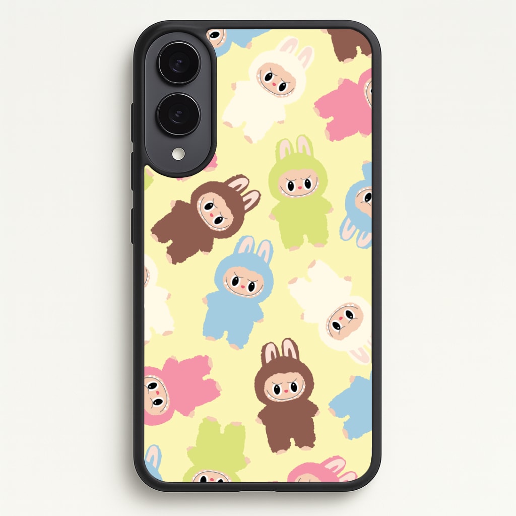 Colourful Little Monsters Pattern Phone Case - Galaxy S25 Edge / Standard