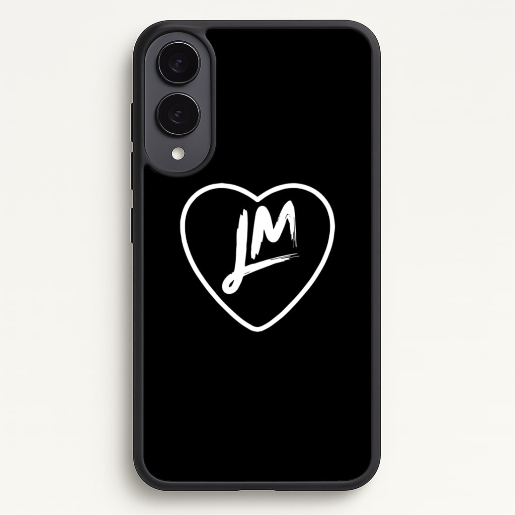 Little Mix Heart Phone Case - Black - Galaxy S25 Edge / Standard