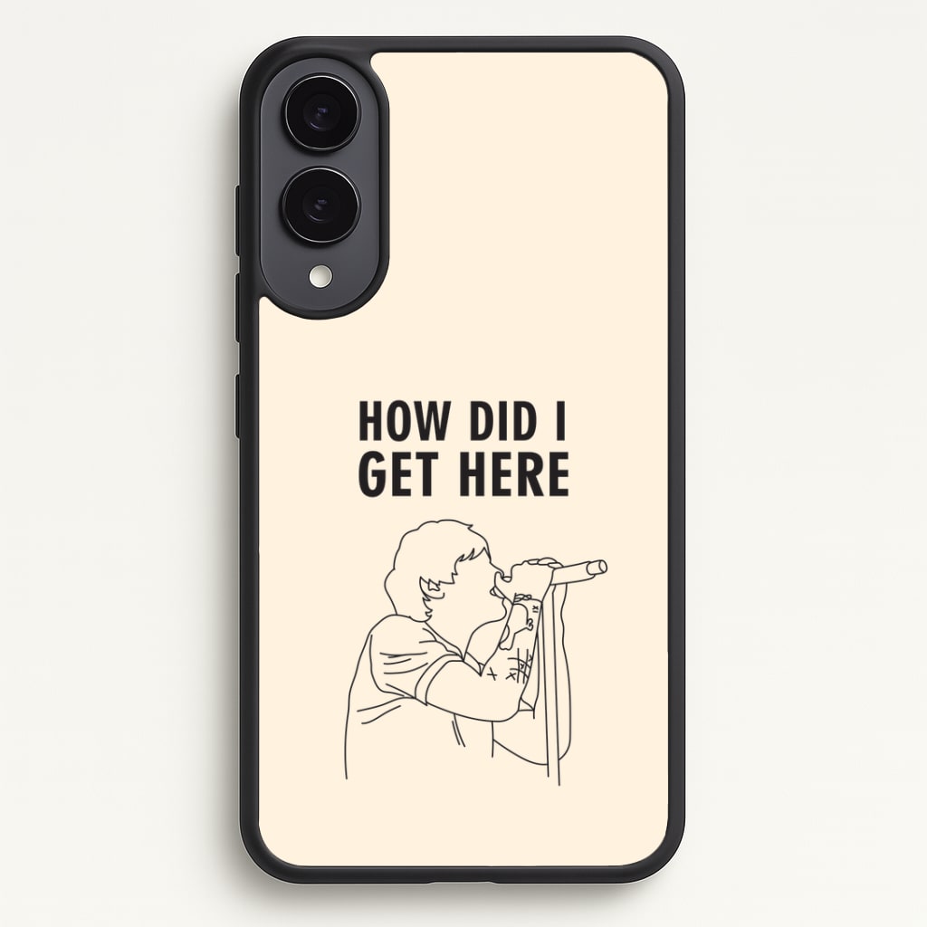 How Did I Get Here Outline Phone Case - Galaxy S25 Edge / Standard