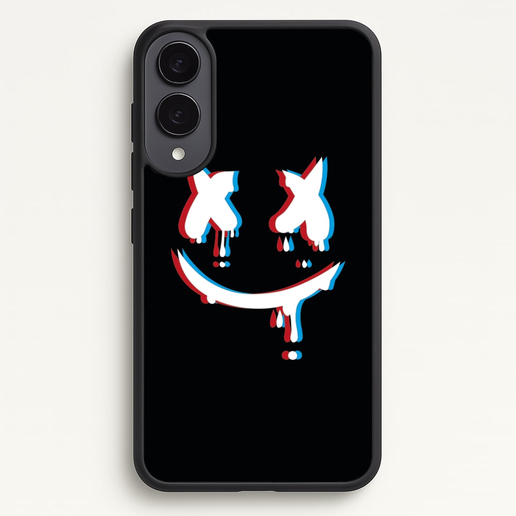 Blue Blur - White Helmet DJ Phone Case - Galaxy S25 Edge / Standard