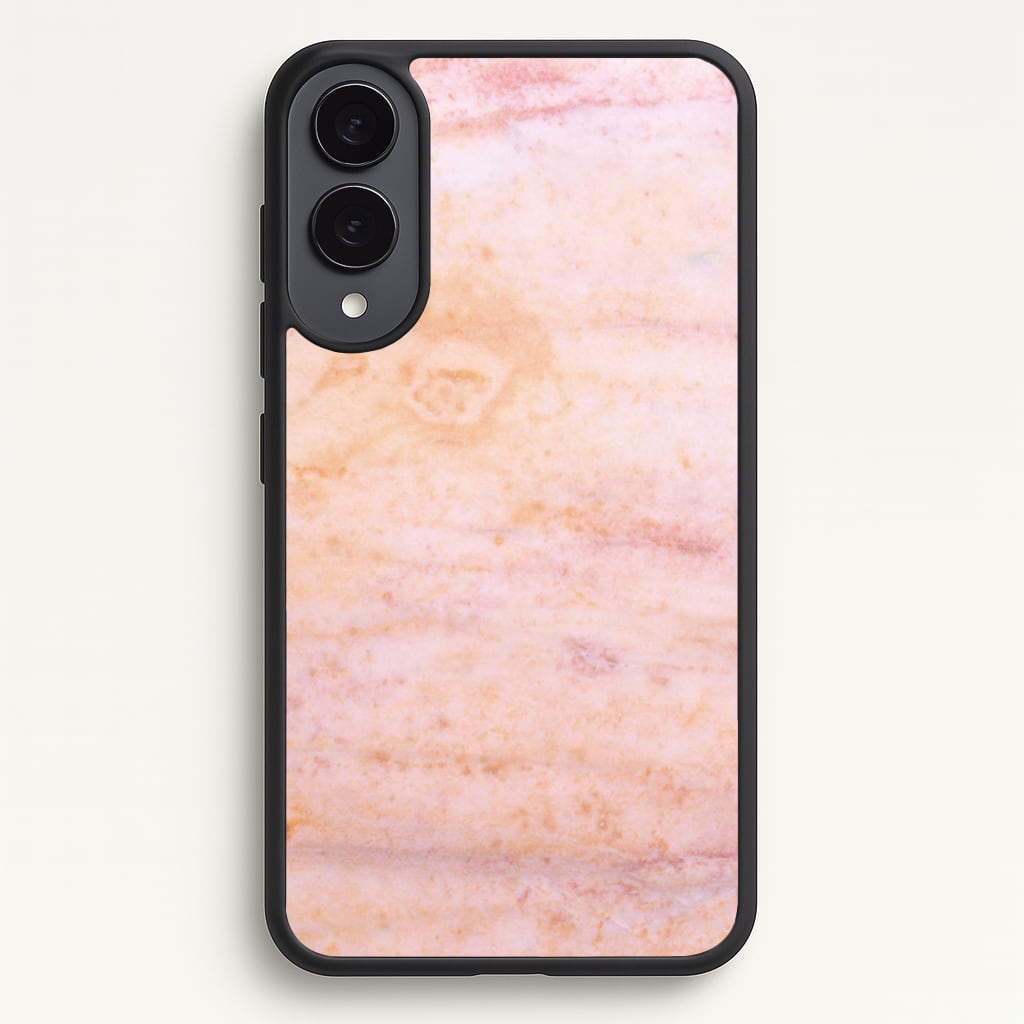 Ombre Rose Gold Marble Phone Case - Galaxy S25 Edge / Standard