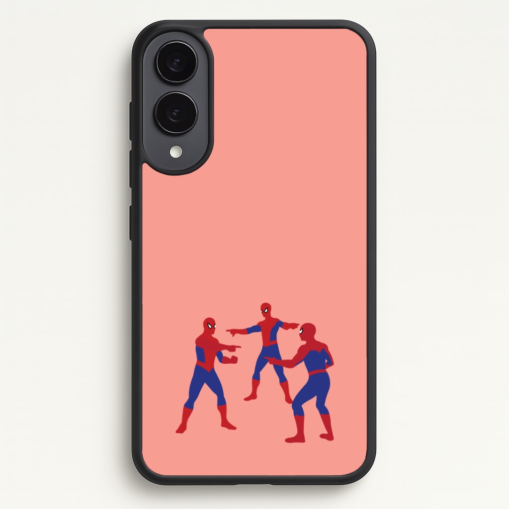 Spider Hero Pointing Meme Phone Case - Galaxy S25 Edge / Standard