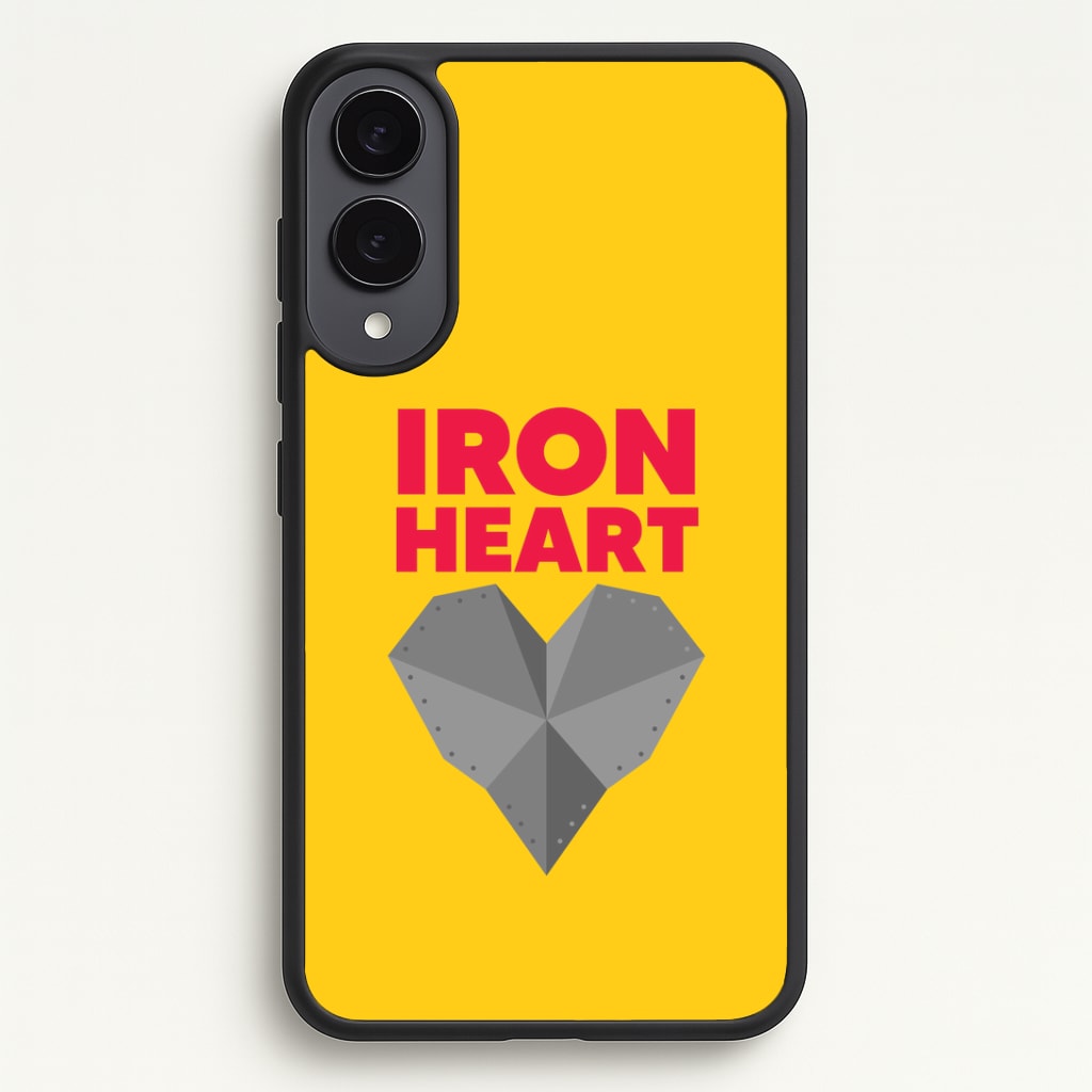 Metal Heart Phone Case - Galaxy S25 Edge / Standard