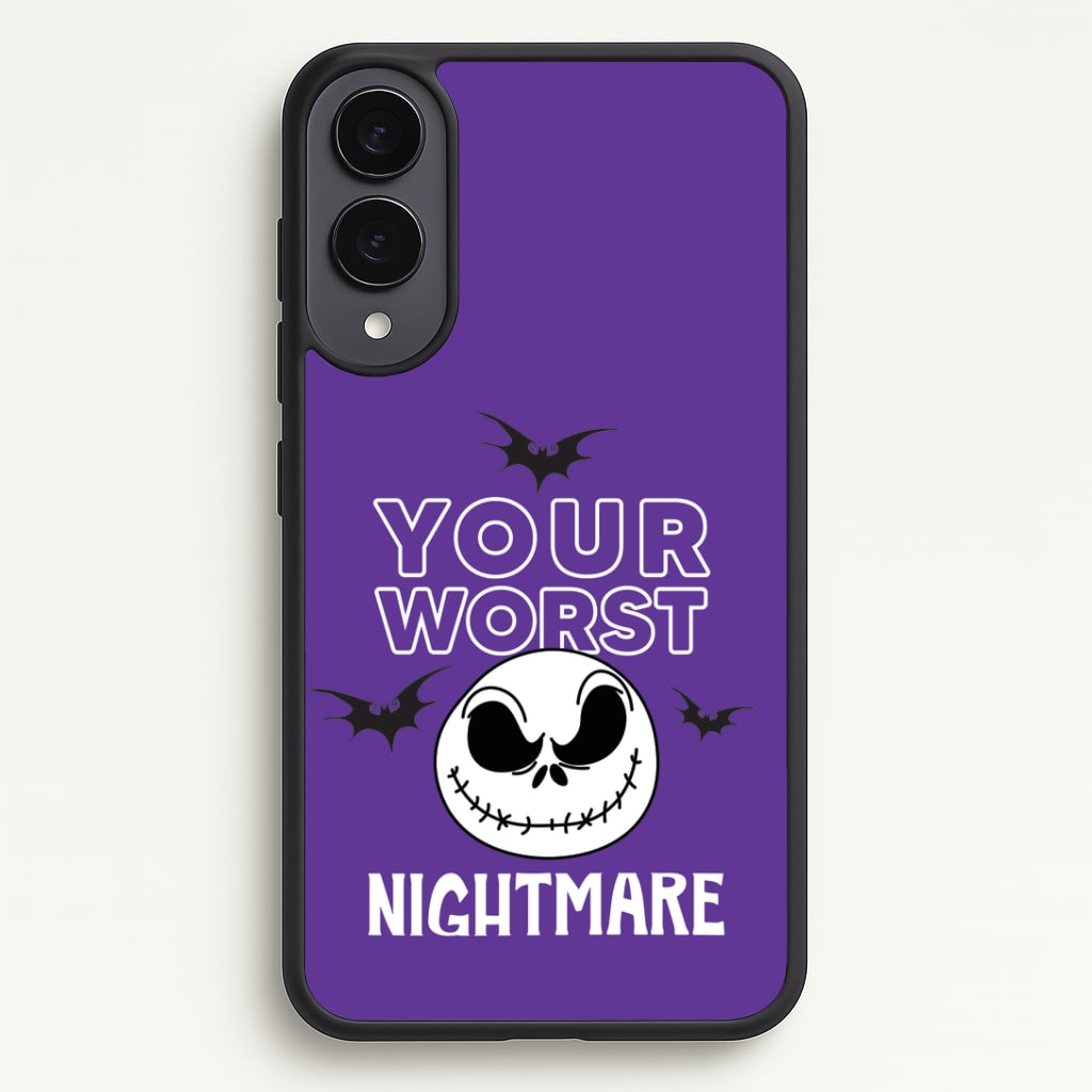 Your Worst Nightmare Purple Phone Case - Galaxy S25 Edge / Standard