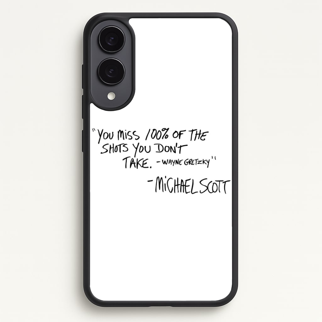Michael Scott Quote Phone Case - Galaxy S25 Edge / Standard