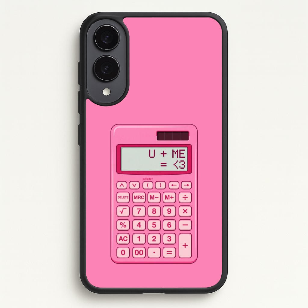 Pink Love Calculator Phone Case