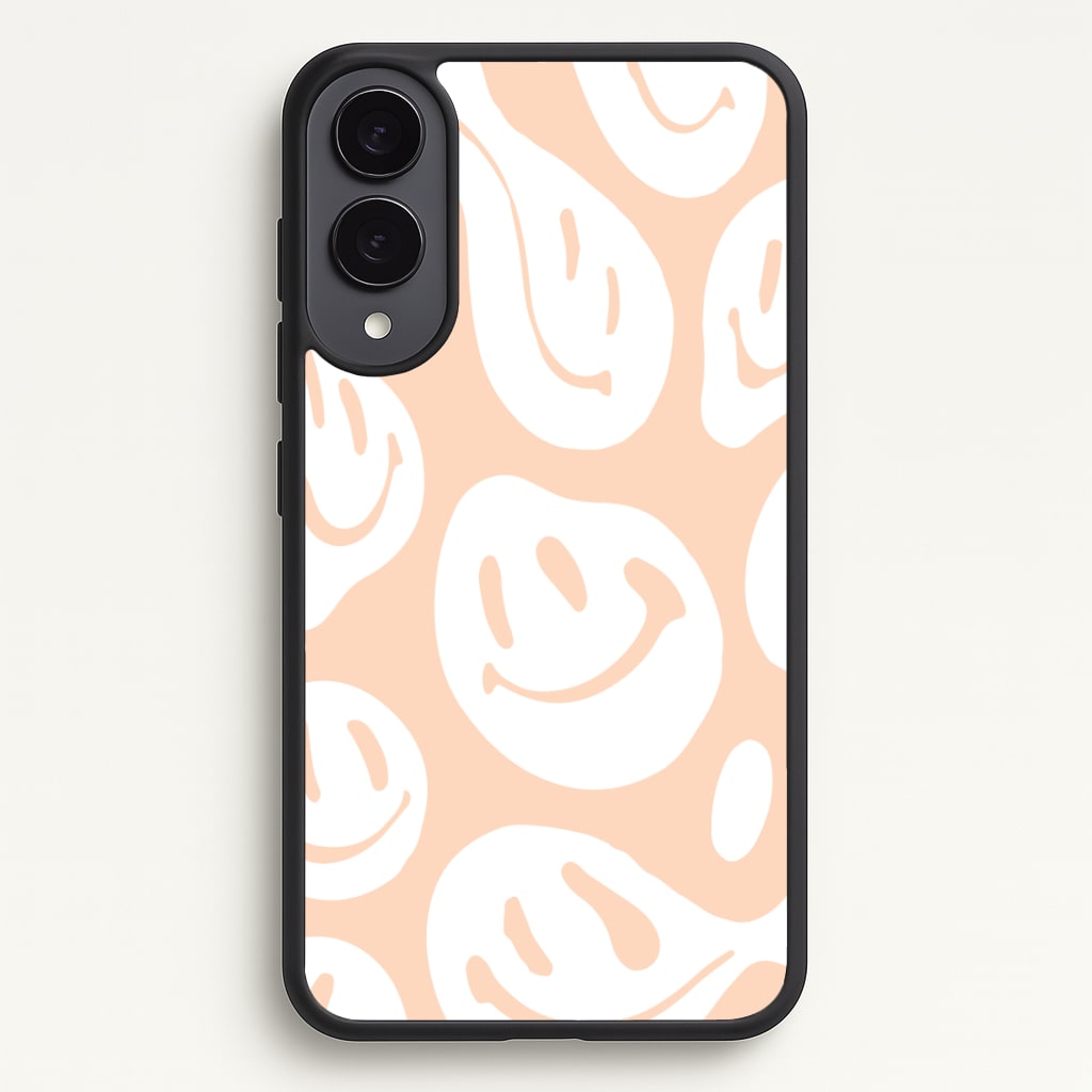 Trippn Smiley - Orange Phone Case - Galaxy S25 Edge / Standard