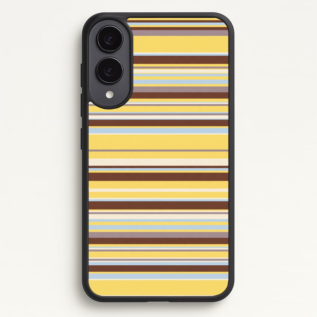 Cocoa Blue Stripe Phone Case