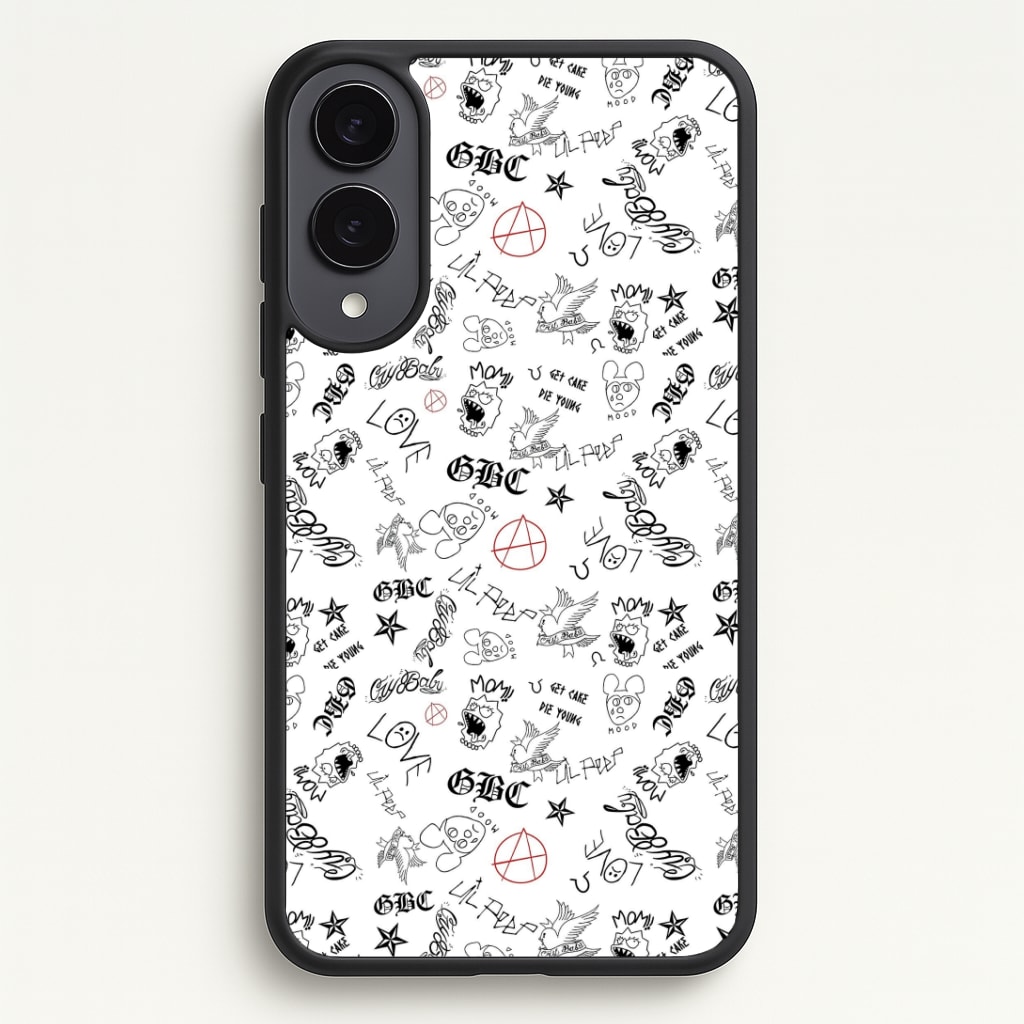 Tattoos - Peep Phone Case - Galaxy S25 Edge / Standard