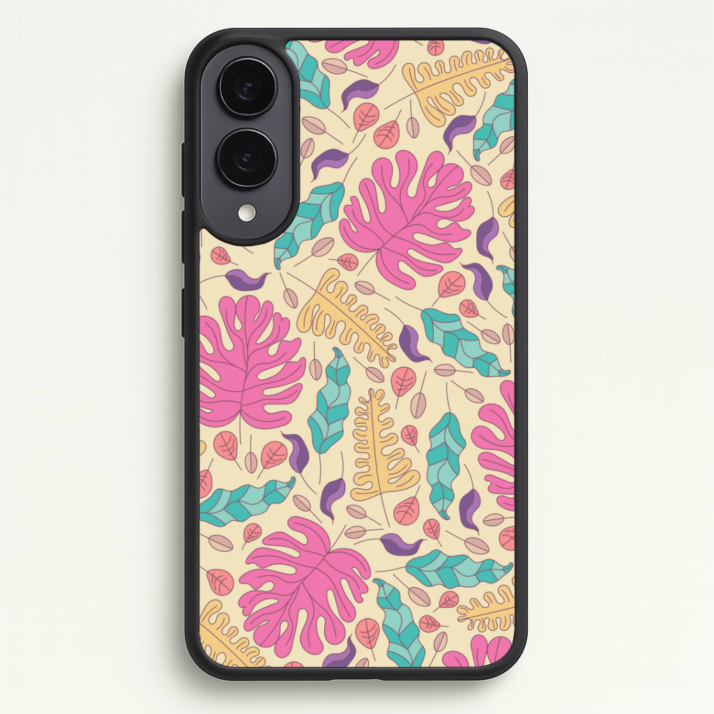 Multi Coloured Leaves - Foliage Phone Case - Galaxy S25 Edge / Standard