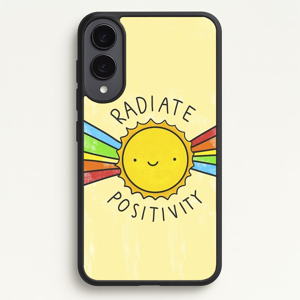 Radiate Positivity Sunshine - Positivity Phone Case - Galaxy S25 Edge / Standard