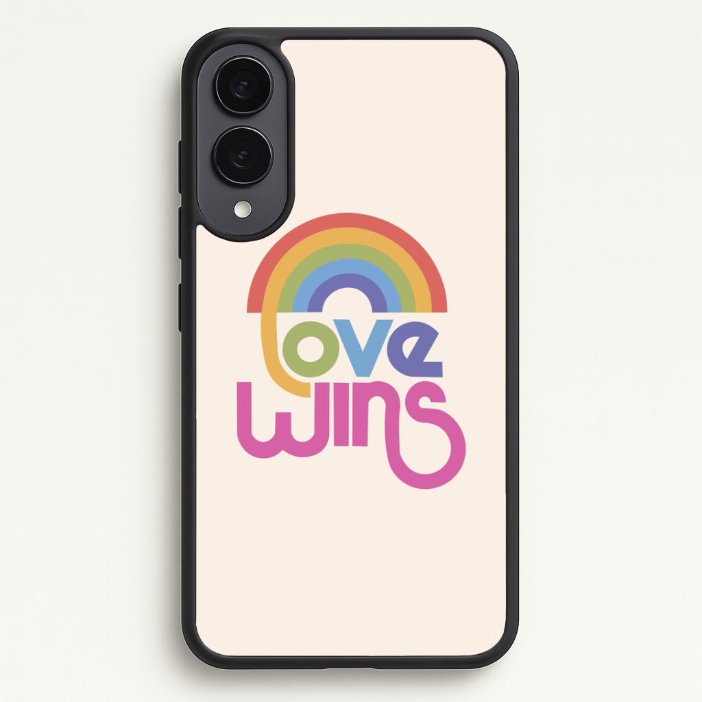 Love Wins - Pride Phone Case - Galaxy S25 Edge / Standard
