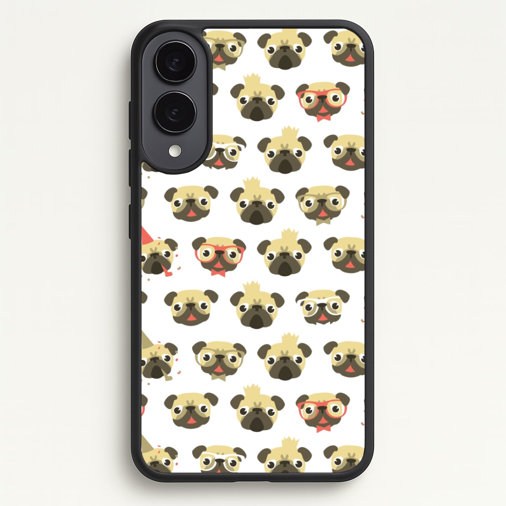 Pug Life - Pug Pattern Phone Case - Galaxy S25 Edge / Standard