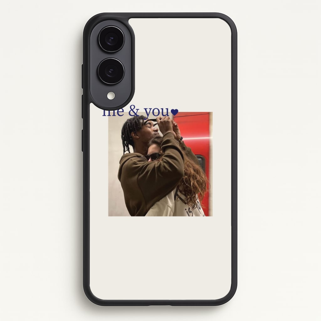 Me And You - Personalised Couples Phone Case - Galaxy S25 Edge / Standard