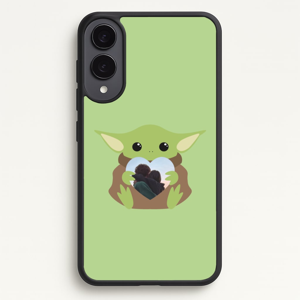 Baby Yoda - Personalised Couples Phone Case - Galaxy S25 Edge / Standard