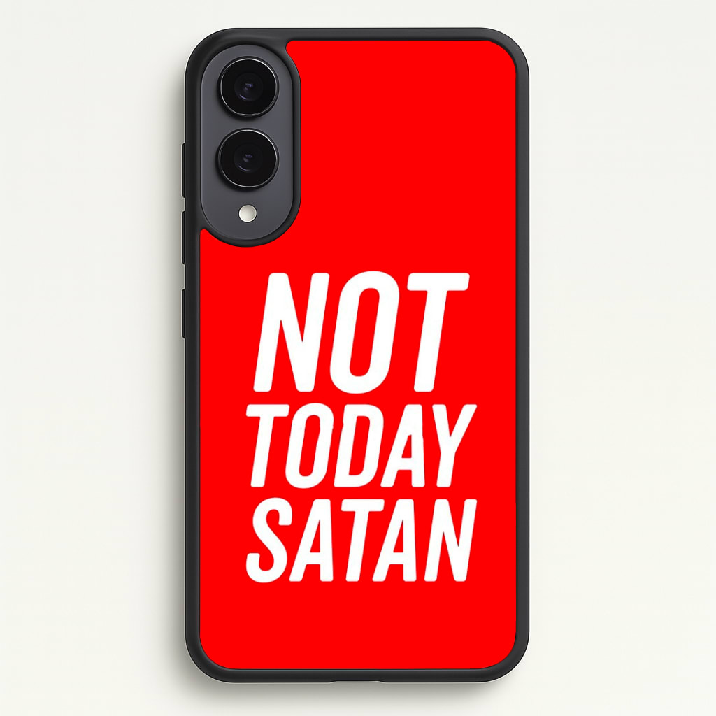 Red Not Today Satan - Drag Queen's Drag Race Phone Case - Galaxy S25 Edge / Standard
