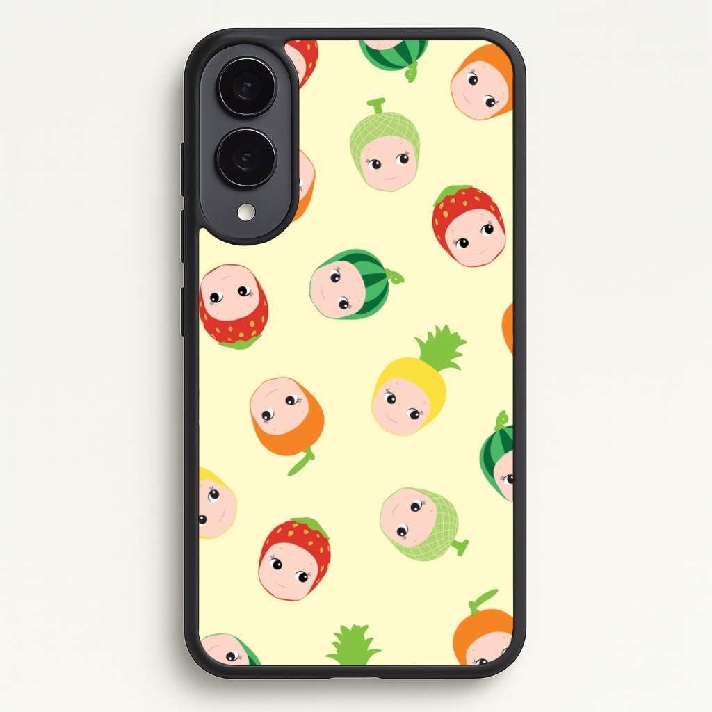 Fruit Angels Pattern Phone Case - Galaxy S25 Edge / Standard