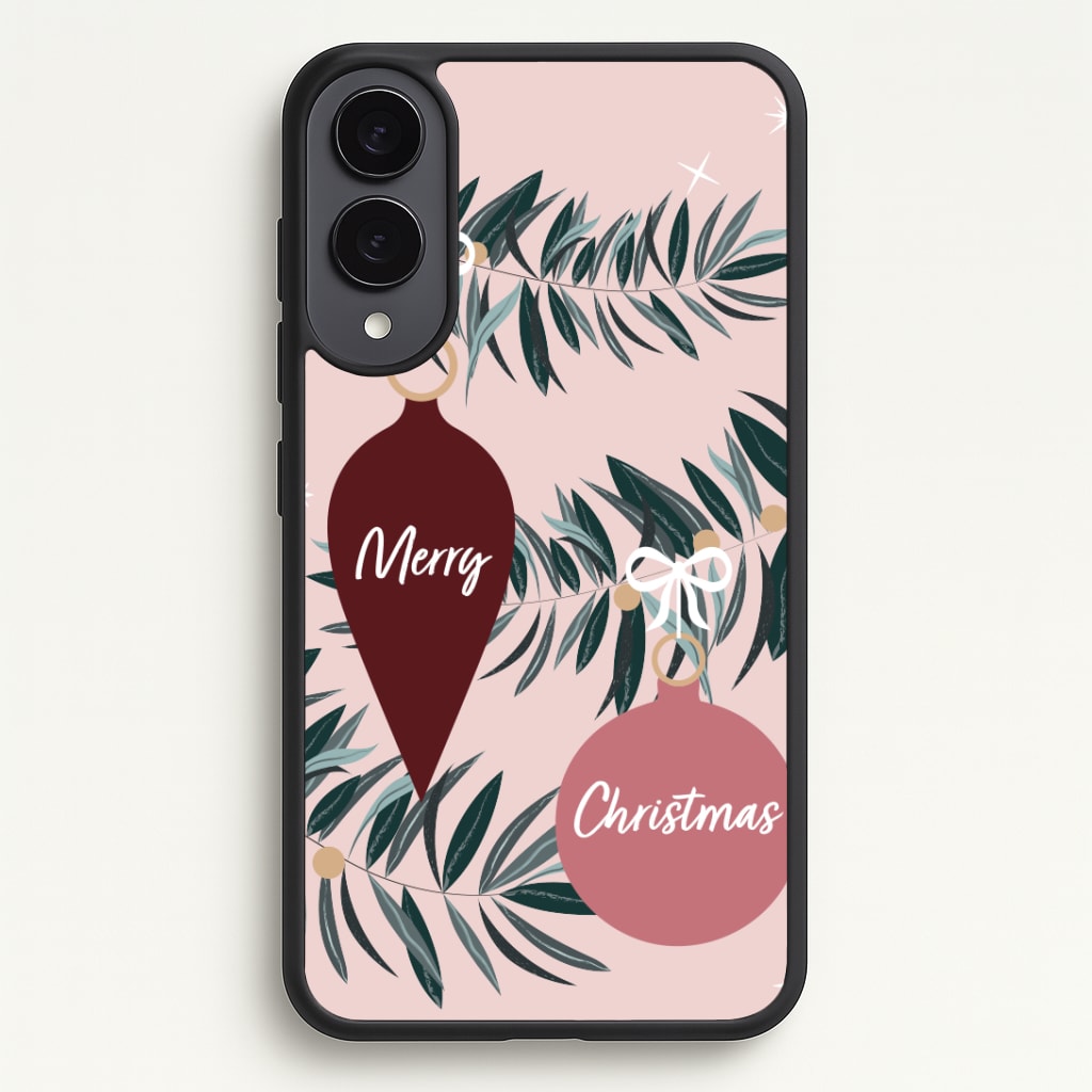 Merry Christmas Phone Case - Galaxy S25 Edge / Standard