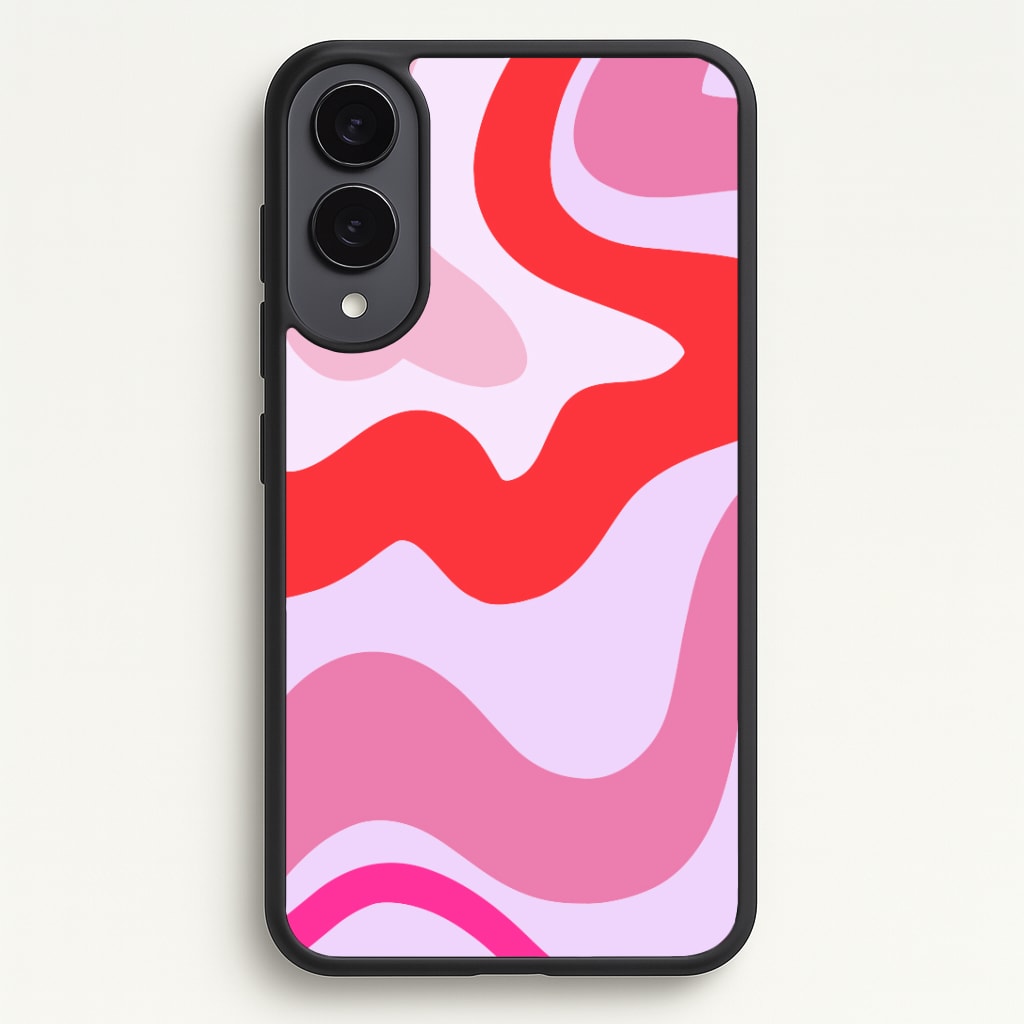 Purple & Pink Abstract Phone Case - Galaxy S25 Edge / Standard