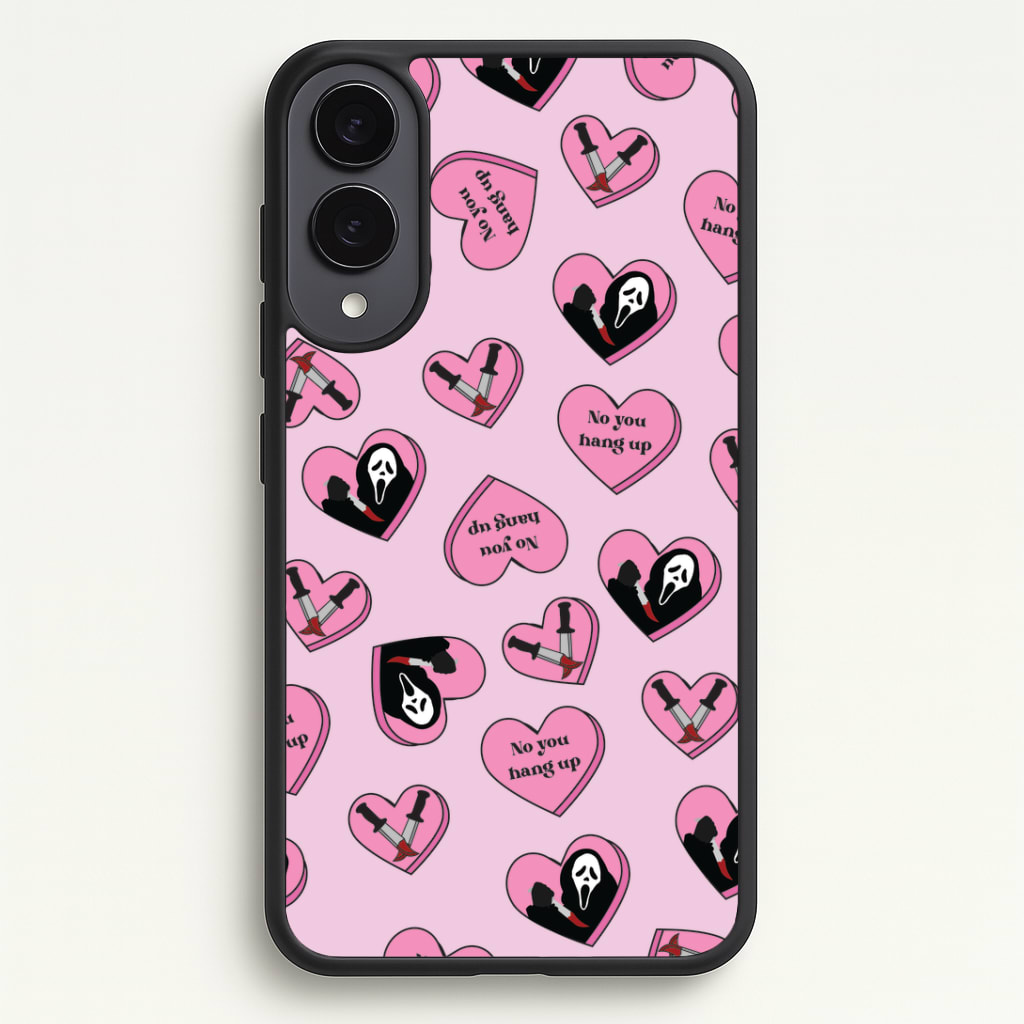 No You Hang Up Love Hearts Phone Case - Galaxy S25 Edge / Standard