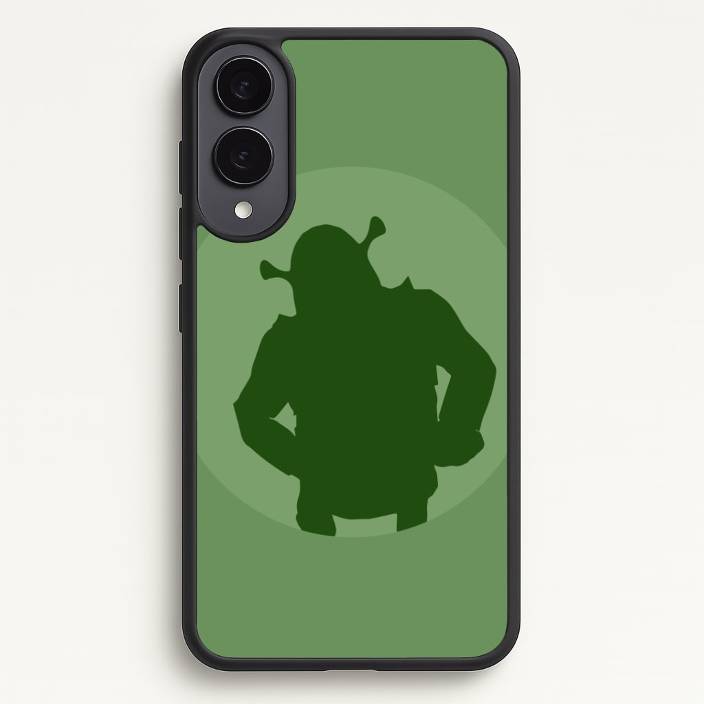 Green Ogre Outline Phone Case - Galaxy S25 Edge / Standard