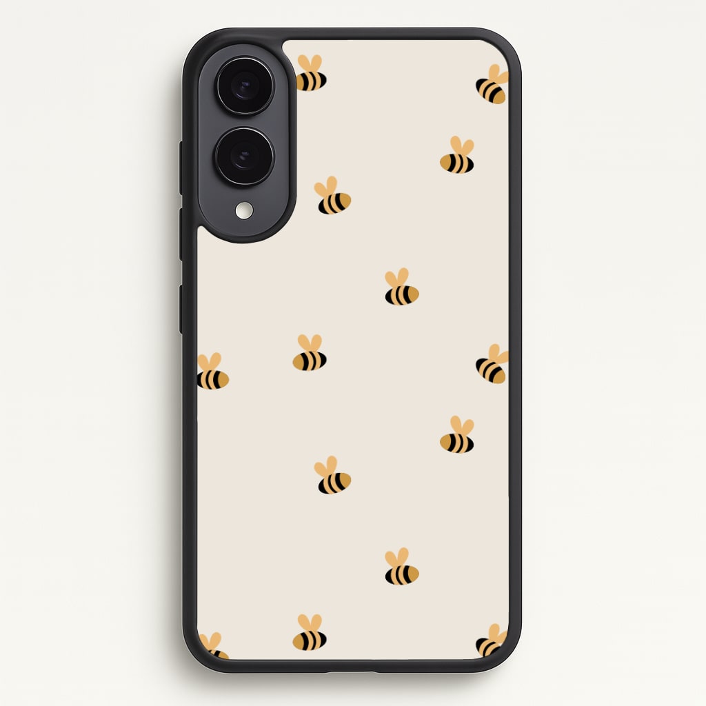 Spring Bee Pattern Phone Case - Galaxy S25 Edge / Standard