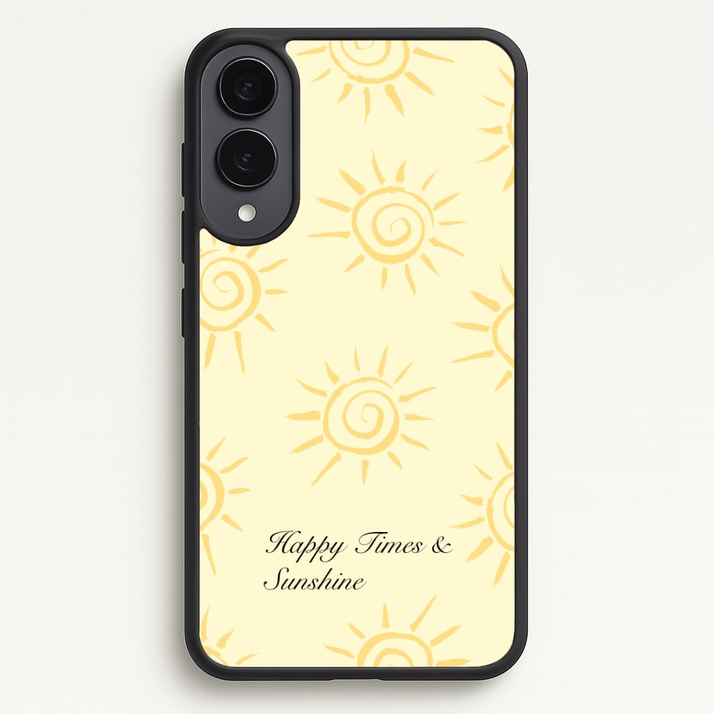 Happy Times And Sunshine Phone Case - Galaxy S25 Edge / Standard