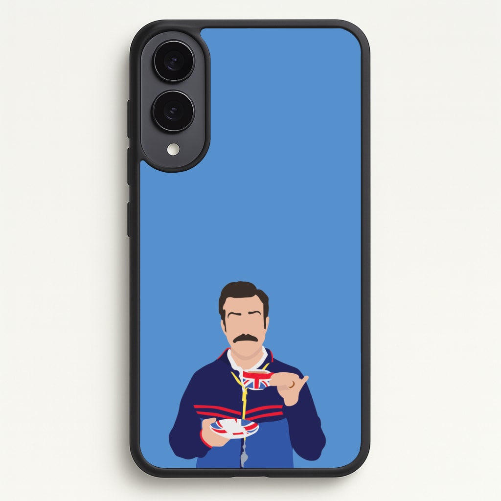 Ted Drinking Tea Phone Case - Galaxy S25 Edge / Standard
