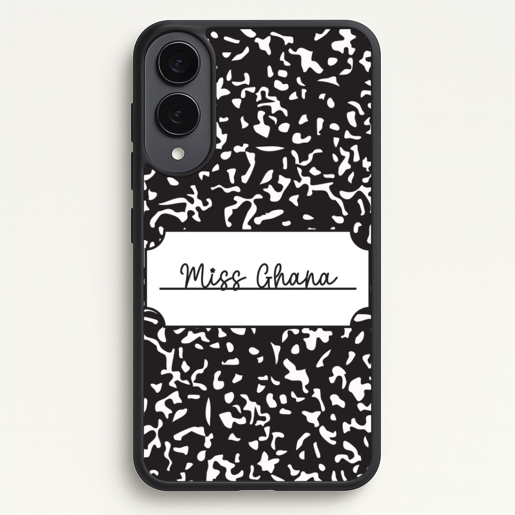 Personalised School Notebook Phone Case - Galaxy S25 Edge / Standard