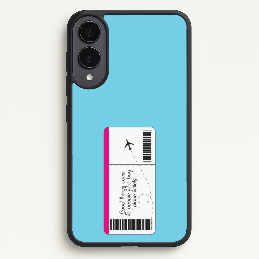 Buy Plane Tickets - Travel Phone Case - Galaxy S25 Edge / Standard