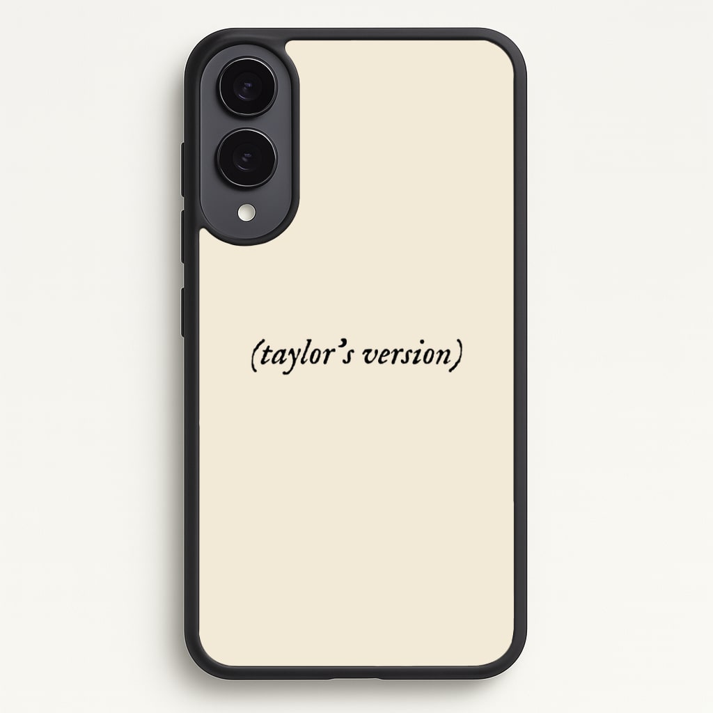 Personalised Taylor's Version Phone Case - Galaxy S25 Edge / Standard