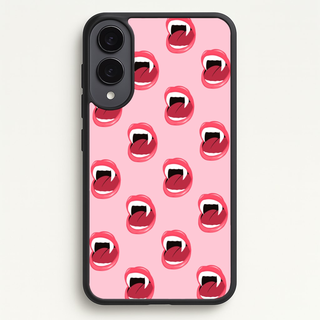 Vampire Pattern Phone Case - Galaxy S25 Edge / Standard