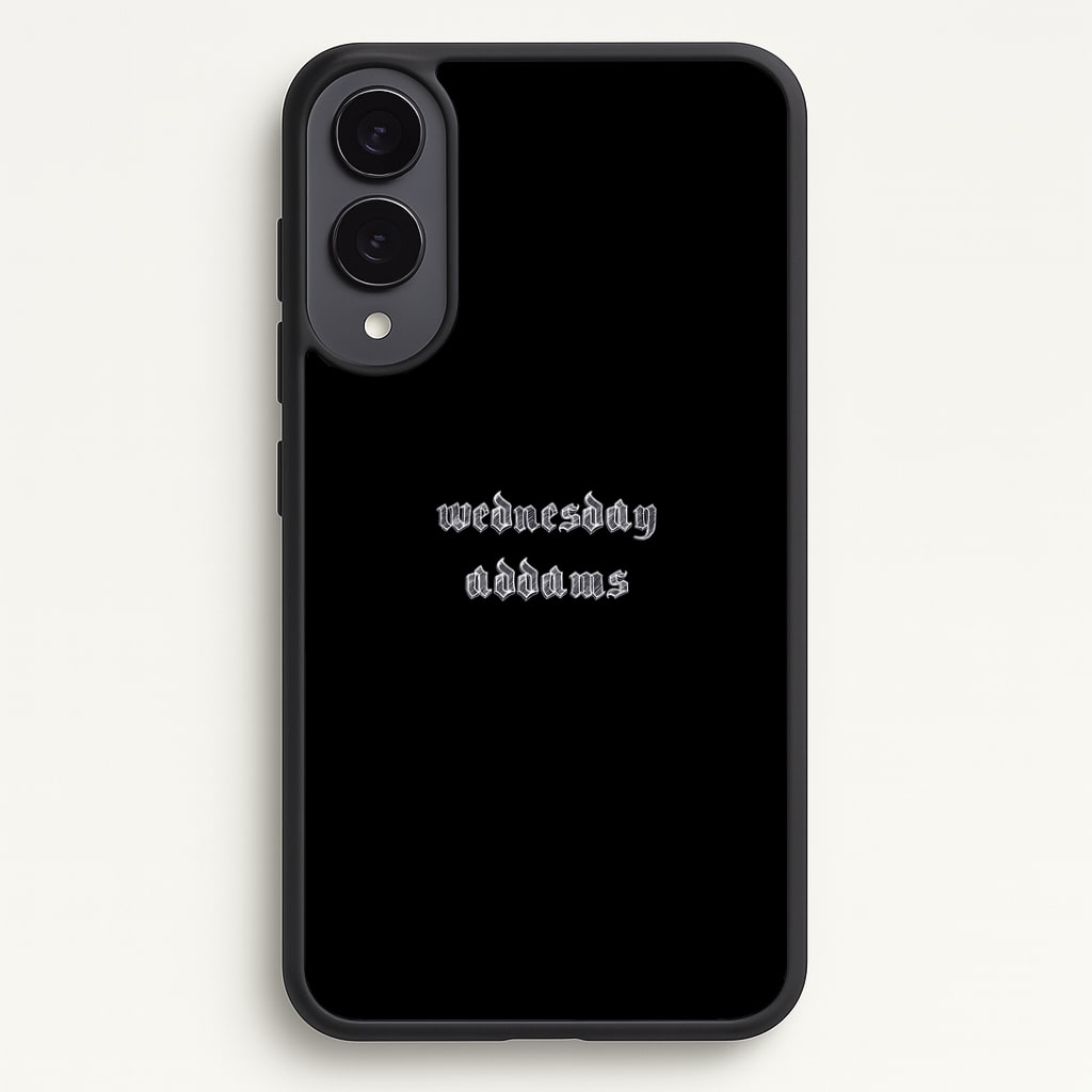 Wednesday Typogrophy Phone Case - Galaxy S25 Edge / Standard