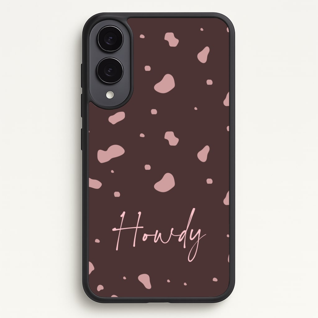 Cow Print Howdy Phone Case - Galaxy S25 Edge / Standard